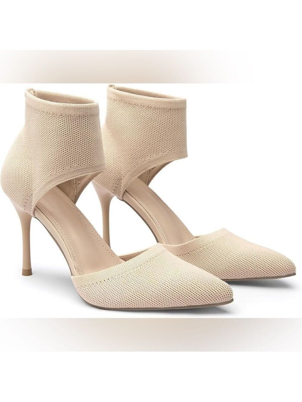 NEW Nude Women's Knit Mousse Heels Size 8.5